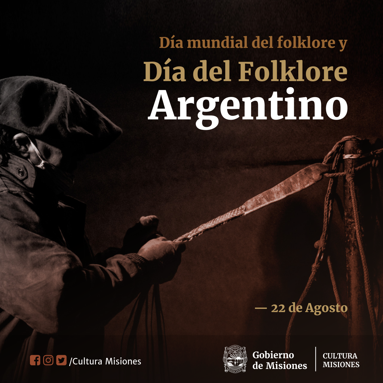 22 de agosto Día Internacional del Folklore y Día del Folklore