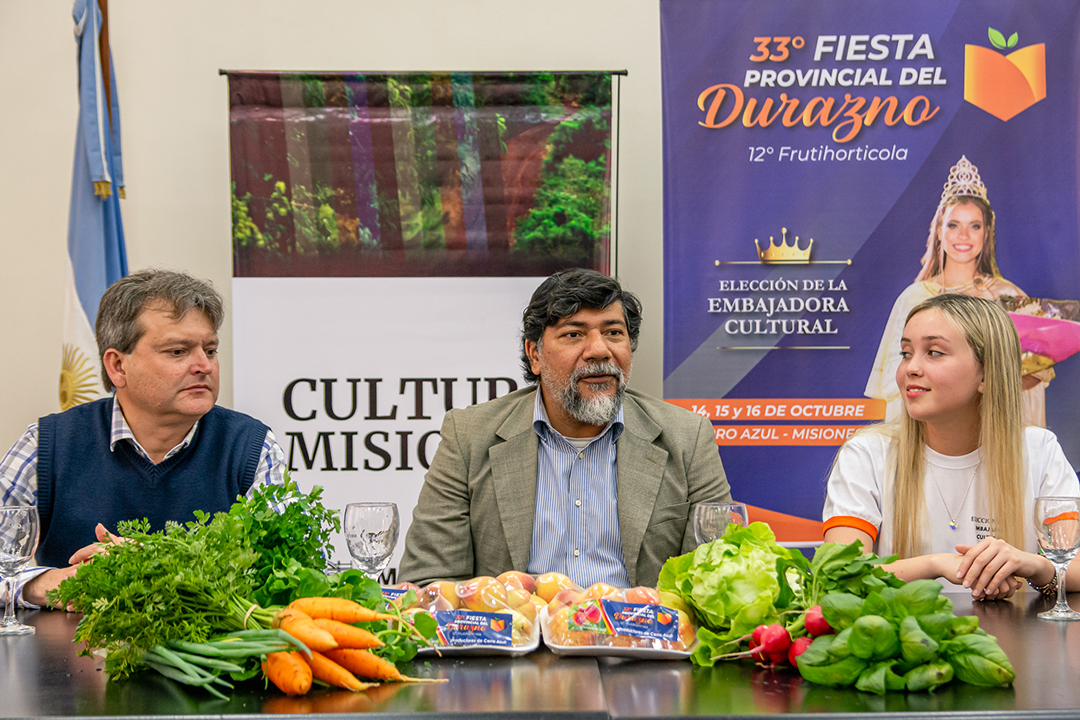 Presentaron la 33º Fiesta Provincial del Durazno Cultura Misiones