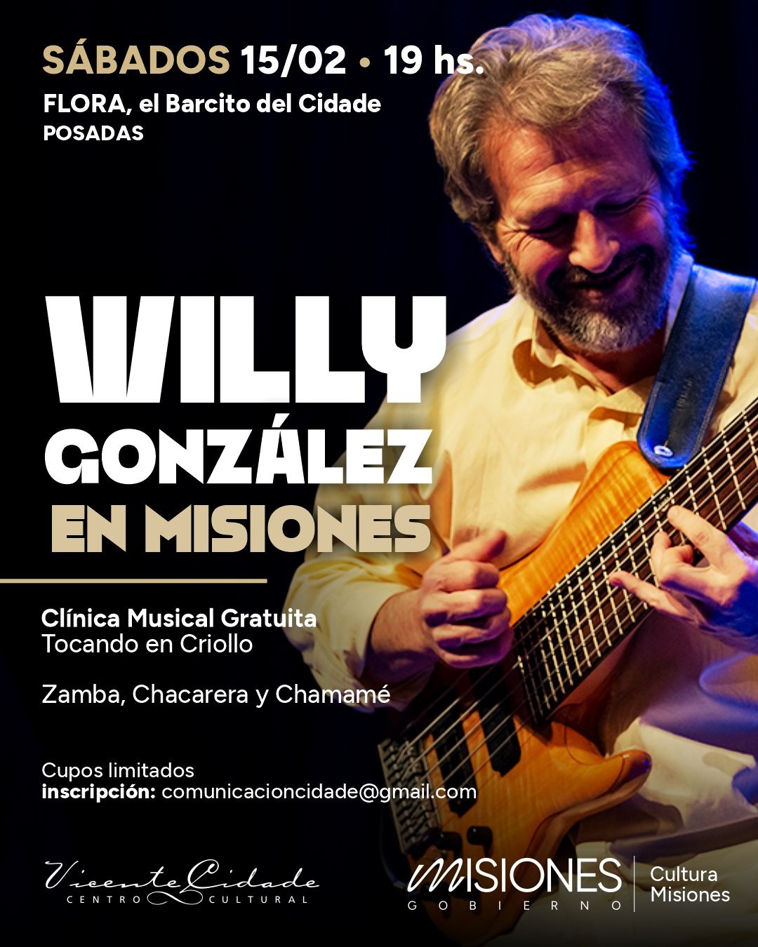 flyer willy gonzález