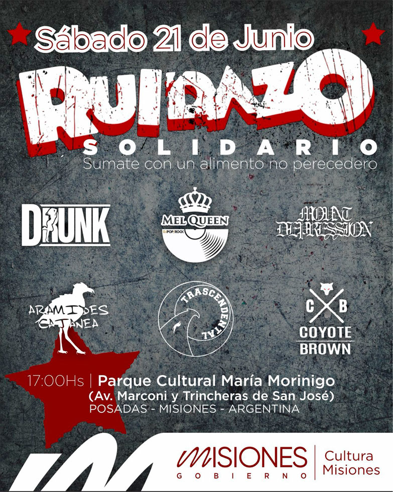 Este sábado, Ruidazo Solidario en el Parque María Morínigo 7 Este sábado, Ruidazo Solidario en el Parque María Morínigo imagen-6