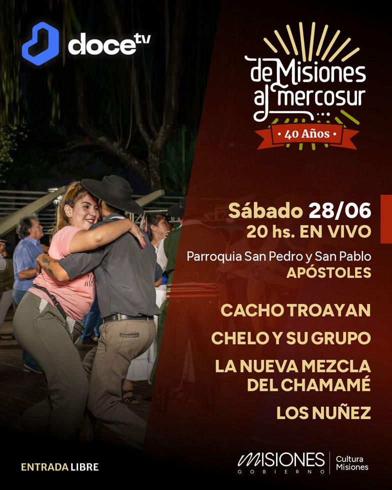 Agenda Cultural Misiones del 26 al 29 de junio 37 Agenda Cultural Misiones del 26 al 29 de junio imagen-36