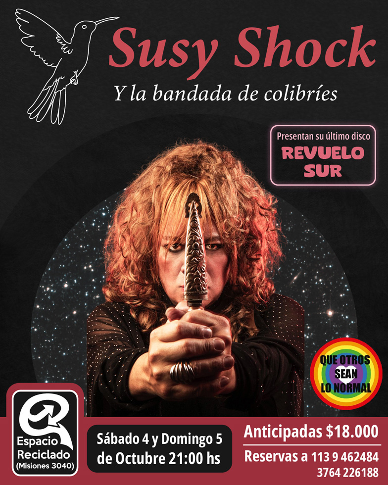 Susy Shock en Posadas: literatura trans, tango trava y canción mestiza imagen-5