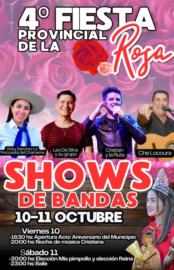 Agenda Cultural Misiones del 9 al 12 de octubre 25 Agenda Cultural Misiones del 9 al 12 de octubre imagen-24