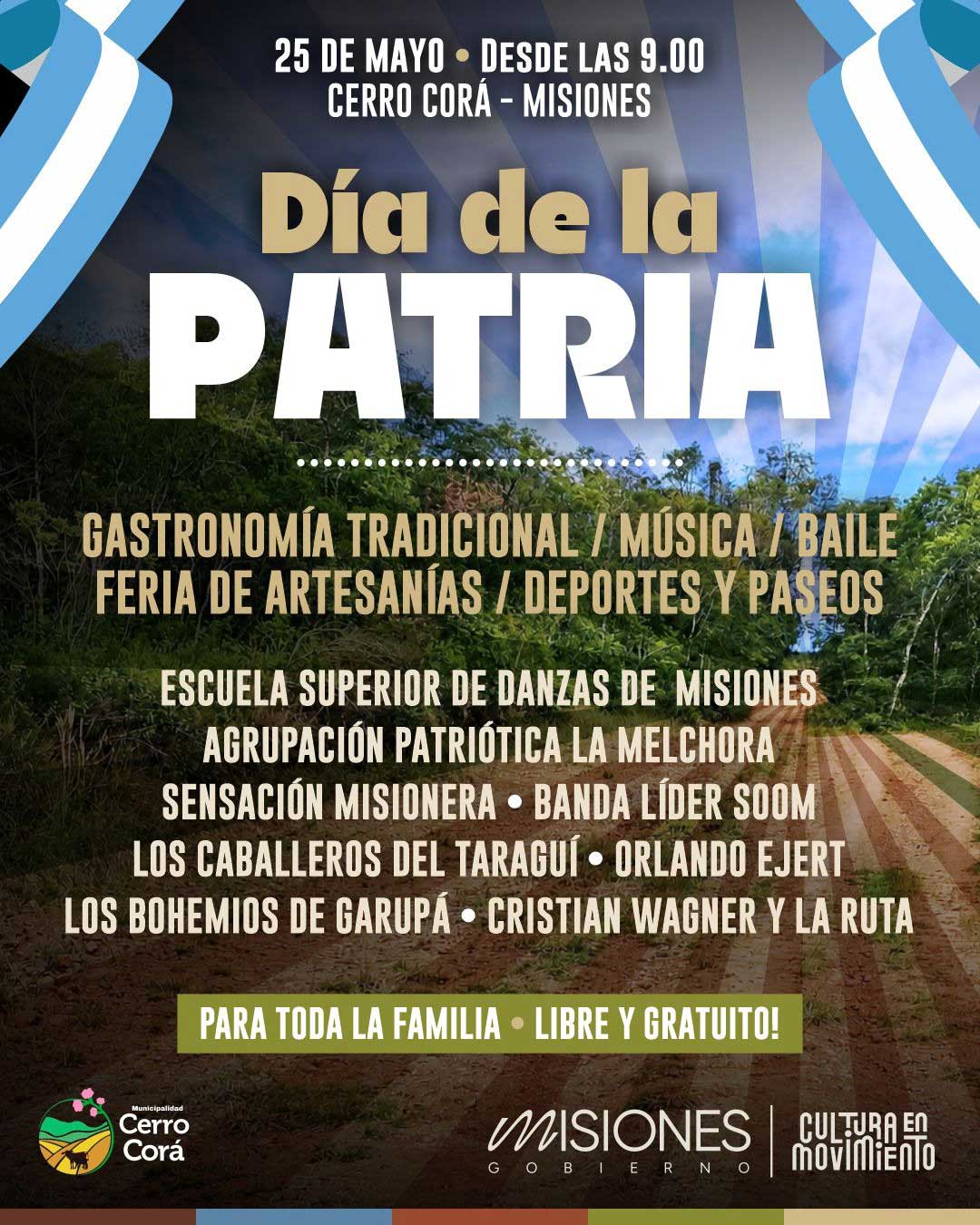 Cerro Corá celebra el 25 de Mayo con Turismo Cultural imagen-4