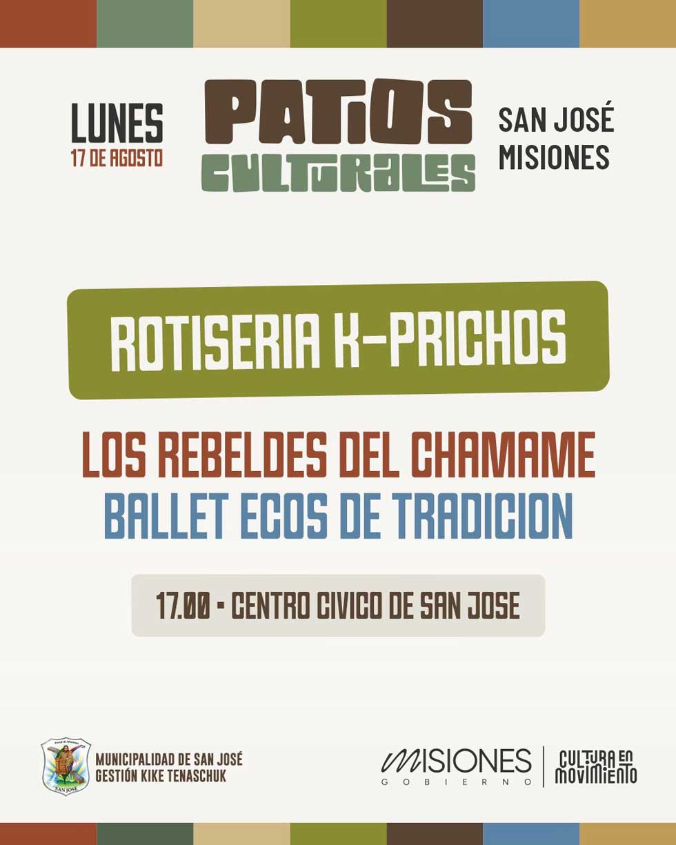 El 17 de agosto, San José será sede de “Patios Culturales” imagen-10